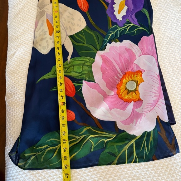 BORGO DE NOR Capucine Embellished Floral-Print Crepe de Chine Maxi Dress - Picture 16 of 16